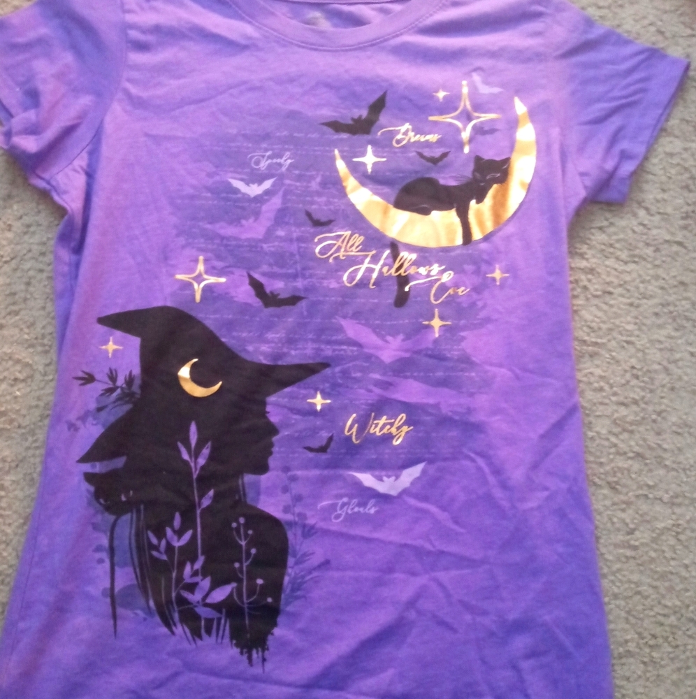 Purple halloween shirt